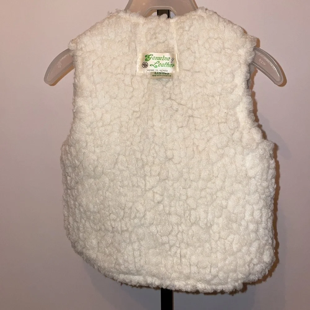 Sherpa Vest Vest Suede Vest Shearling Vest Photo Prop Family Photos Western